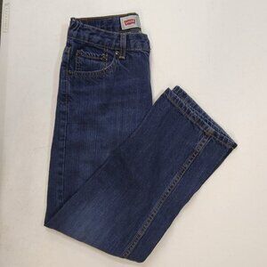 Levi Strauss 505 Women's 10 Reg 25x25 Low Rise Straight Leg Adjustable Waist EUC